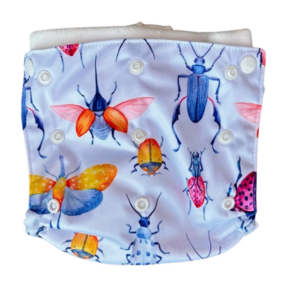 All-in-Two Diaper Cover and Belt (Printed PUL) by Flappy-Nappies, product view 6