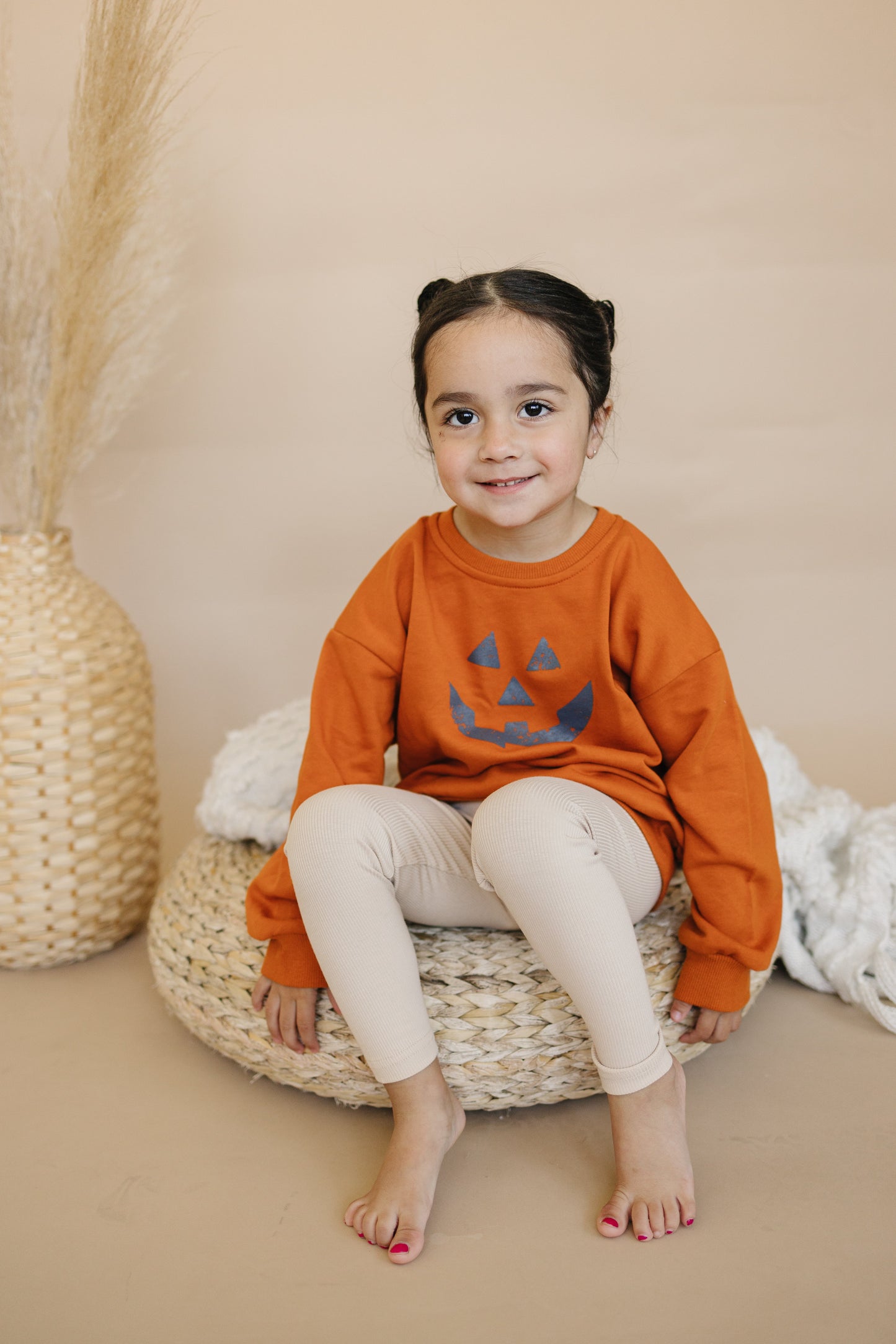 Jack O Lantern Crewneck Sweatshirt by Little Joy Co., product view 2
