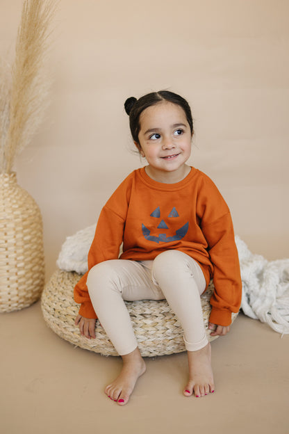 Jack O Lantern Crewneck Sweatshirt by Little Joy Co., product view 5