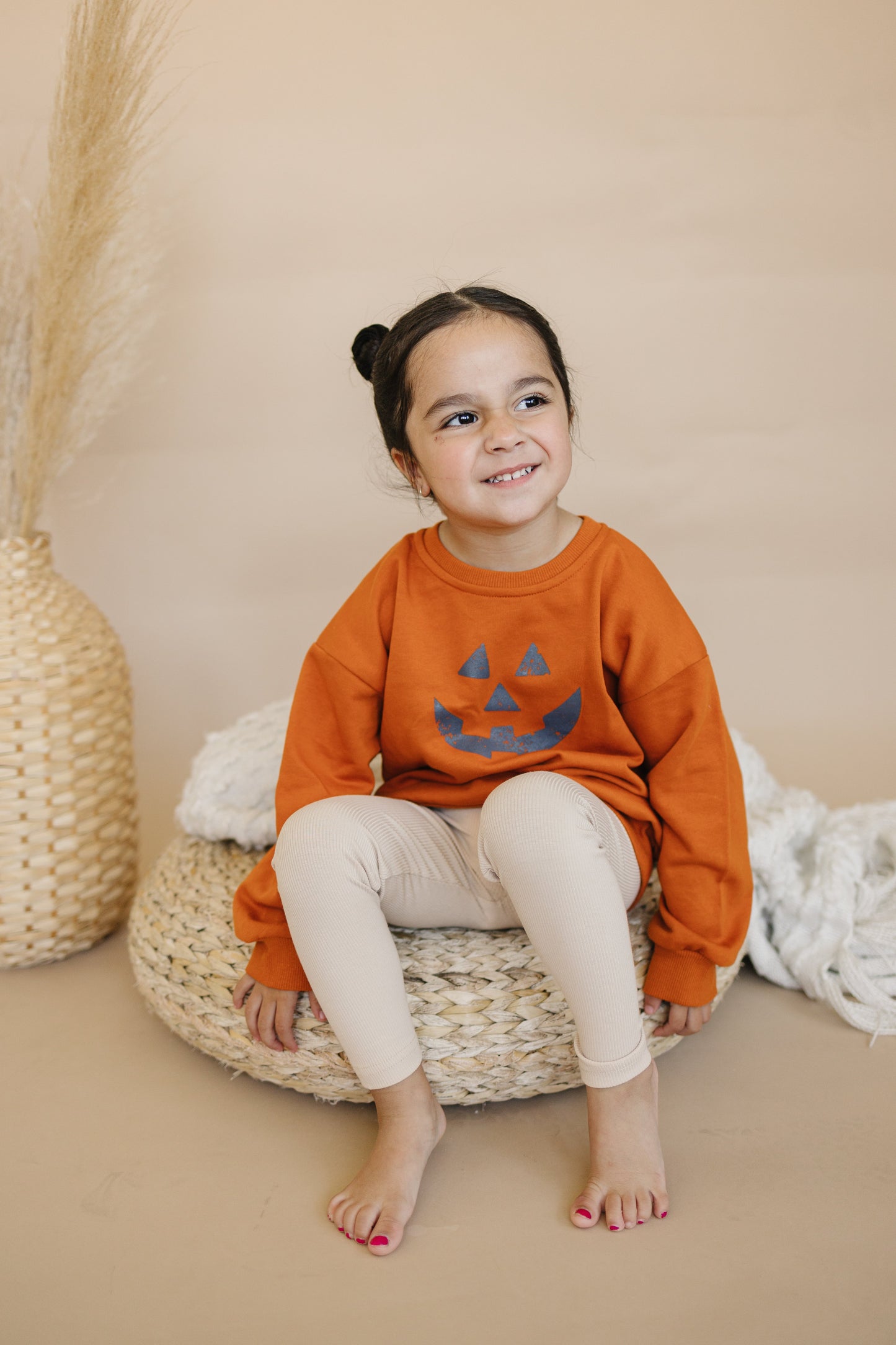 Jack O Lantern Crewneck Sweatshirt by Little Joy Co., product view 4
