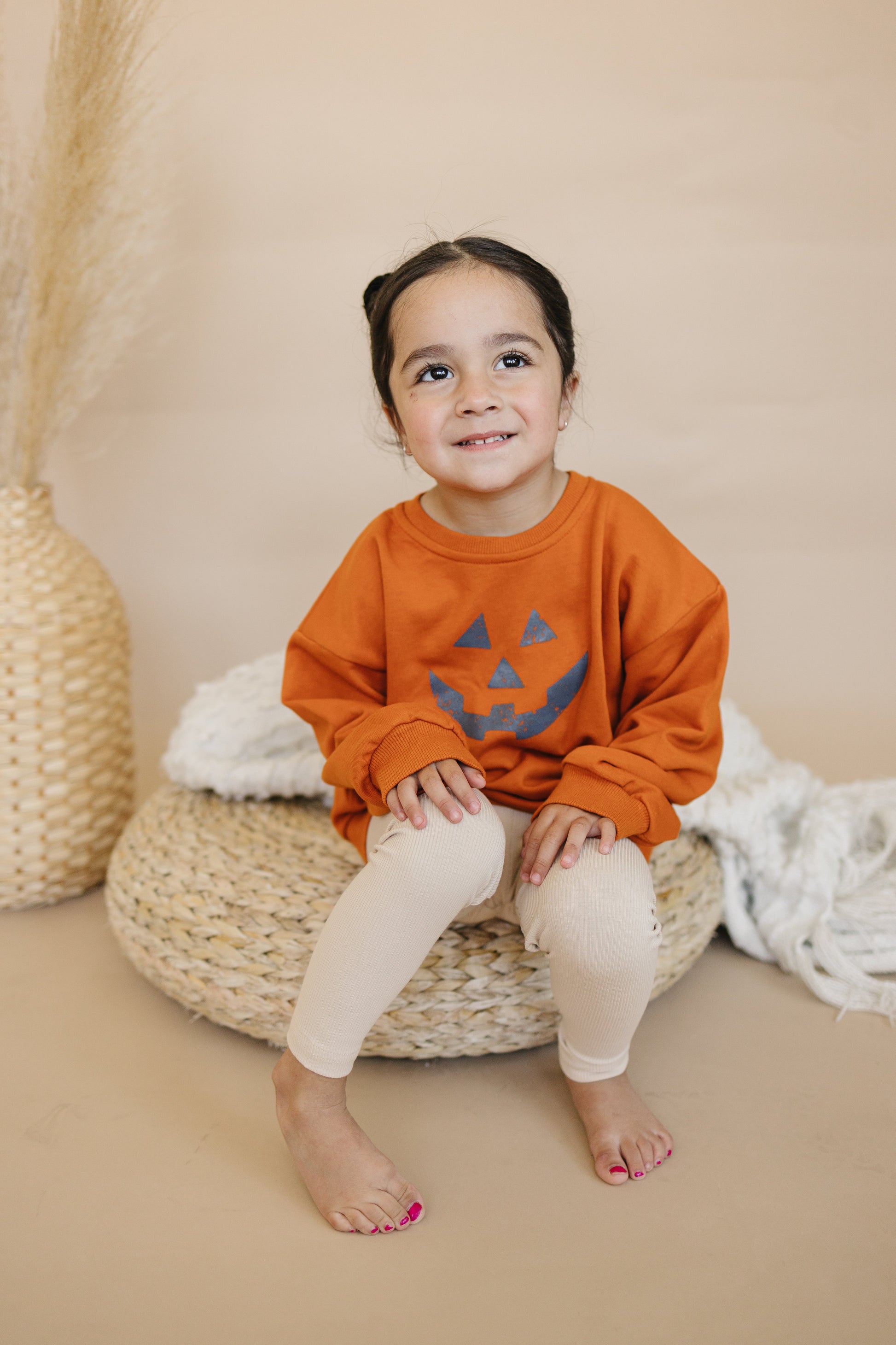 Jack O Lantern Crewneck Sweatshirt by Little Joy Co., product view 3