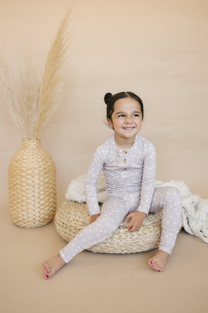 Oopsie Daisy 2pc Henley Bamboo Pajamas - Sizes Newborn & Up! by Little Joy Co., product view 15