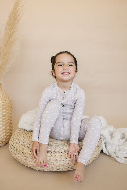 Oopsie Daisy 2pc Henley Bamboo Pajamas - Sizes Newborn & Up! by Little Joy Co., product view 13