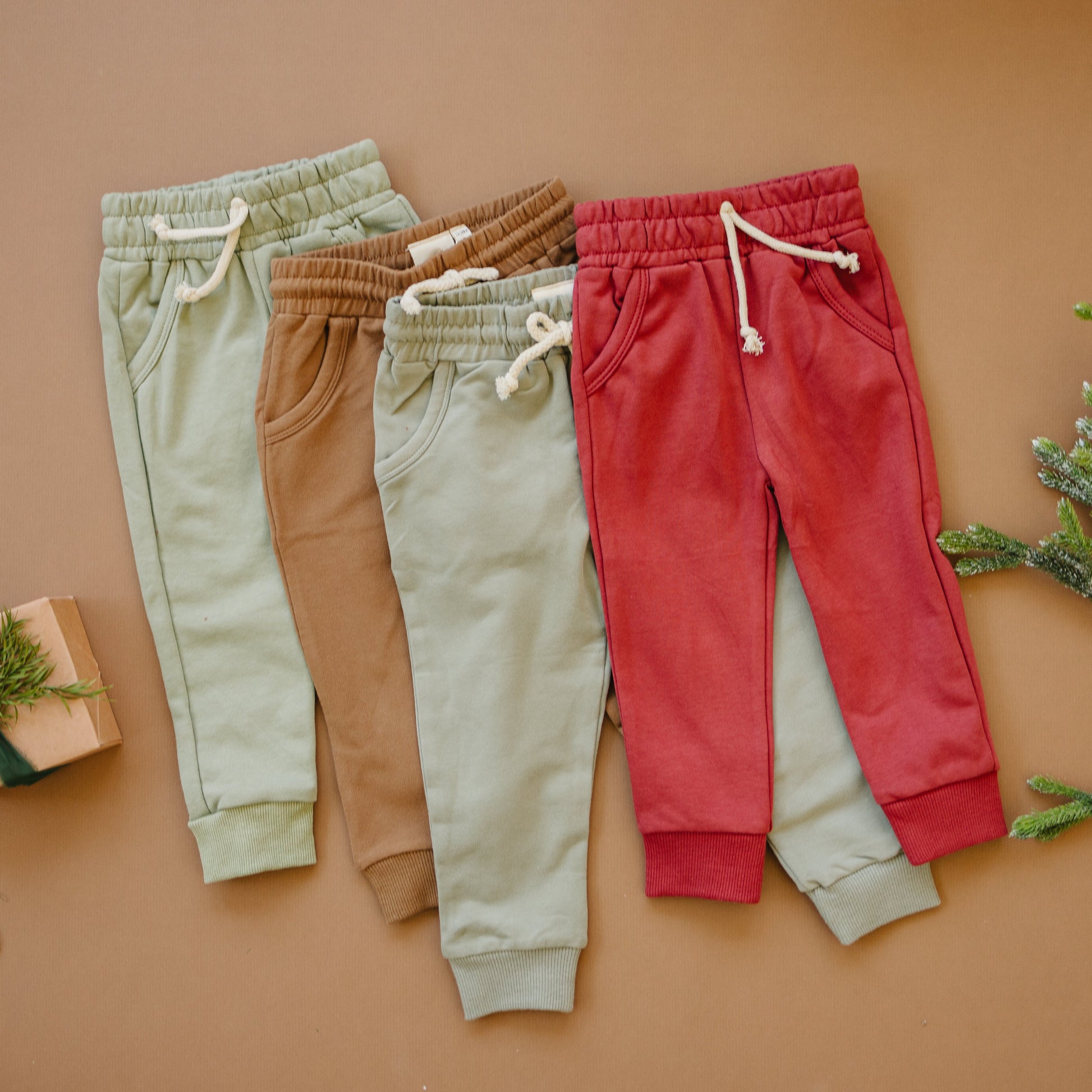 Cotton French Terry Jogger Pants by Little Joy Co.