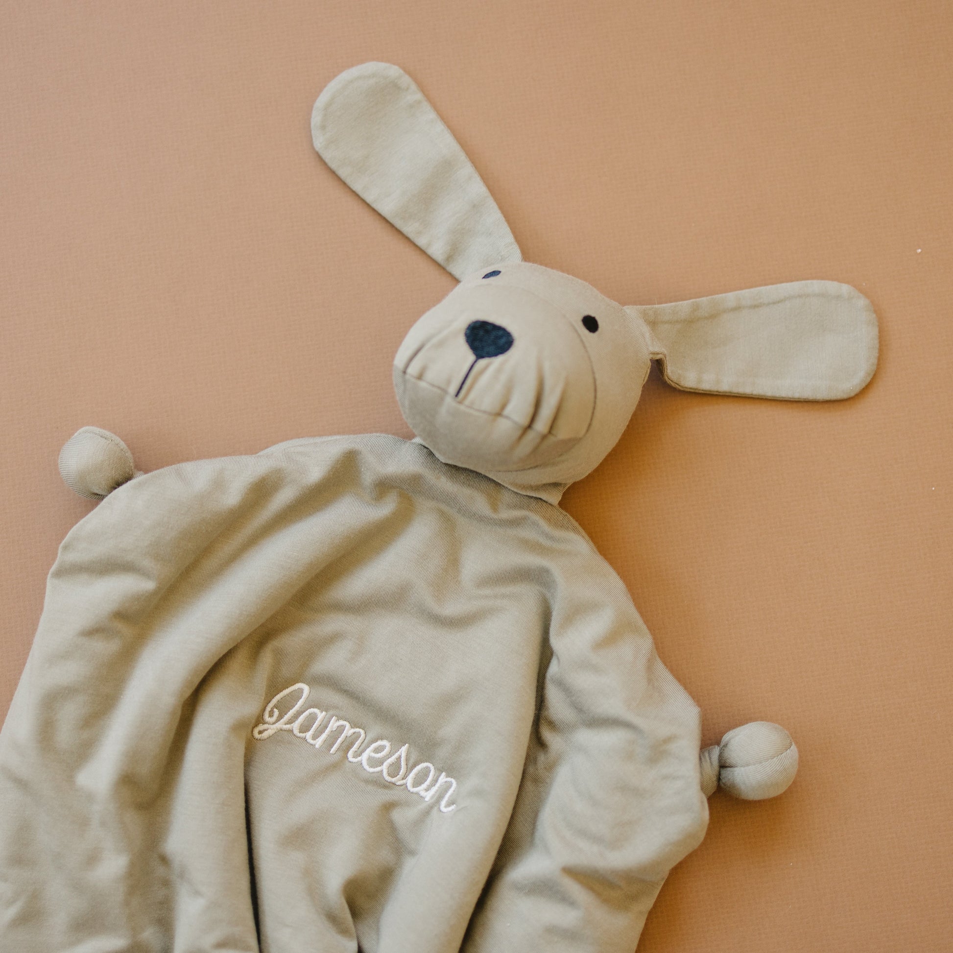 Cuddle Pup Bamboo Puppy Lovey by Little Joy Co., product view 2