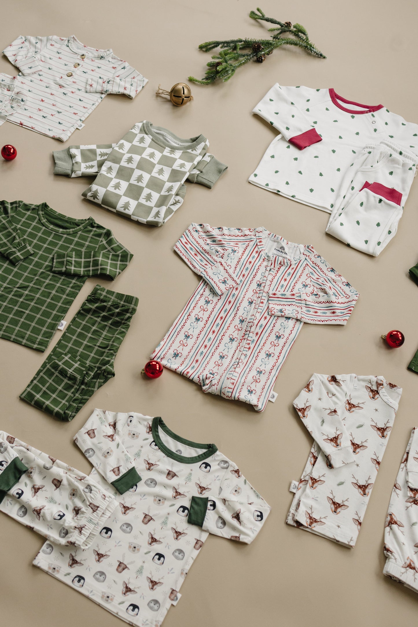 North Pole Pals 2pc Bamboo Pajamas by Little Joy Co., product view 14