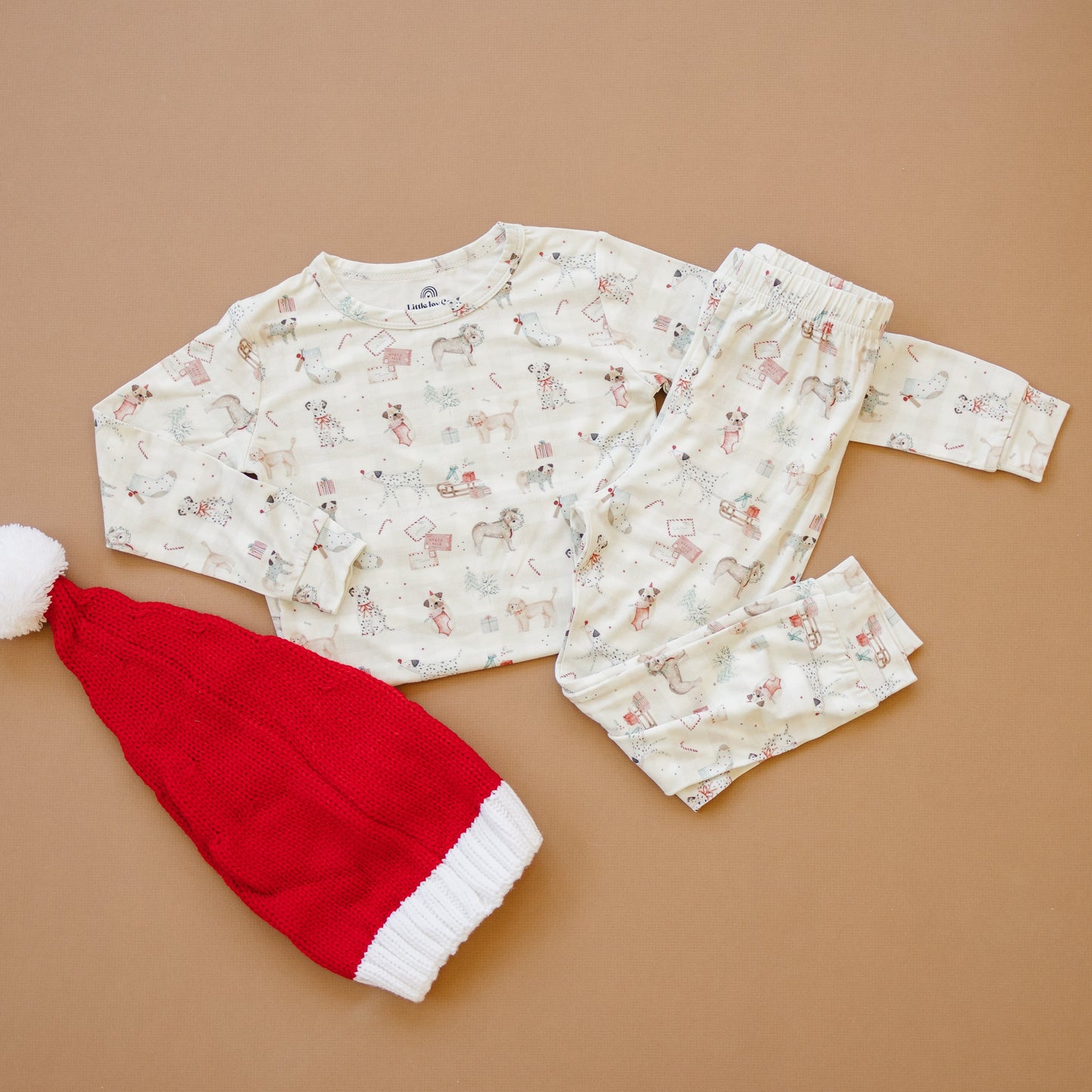 Santa Paws 2pc Bamboo Pajamas by Little Joy Co., product view 15