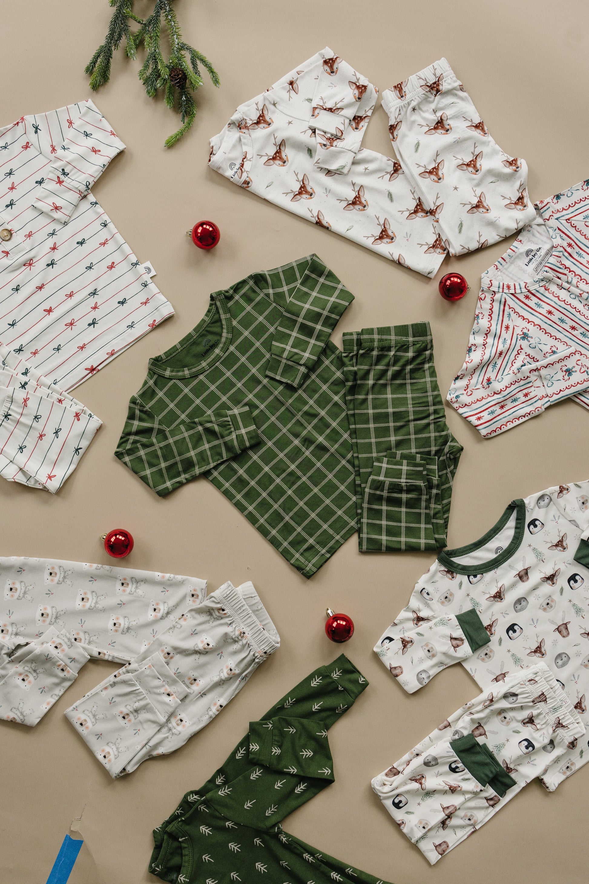 Reindeer Games 2pc Bamboo Pajamas by Little Joy Co., product view 5