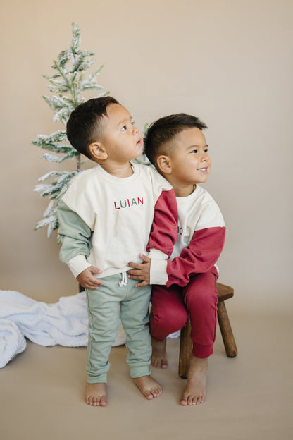 Cotton French Terry Jogger Pants by Little Joy Co., product view 6