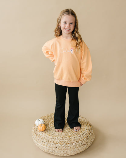 Ribbed Bamboo Flared Leggings - more colors by Little Joy Co., product view 7