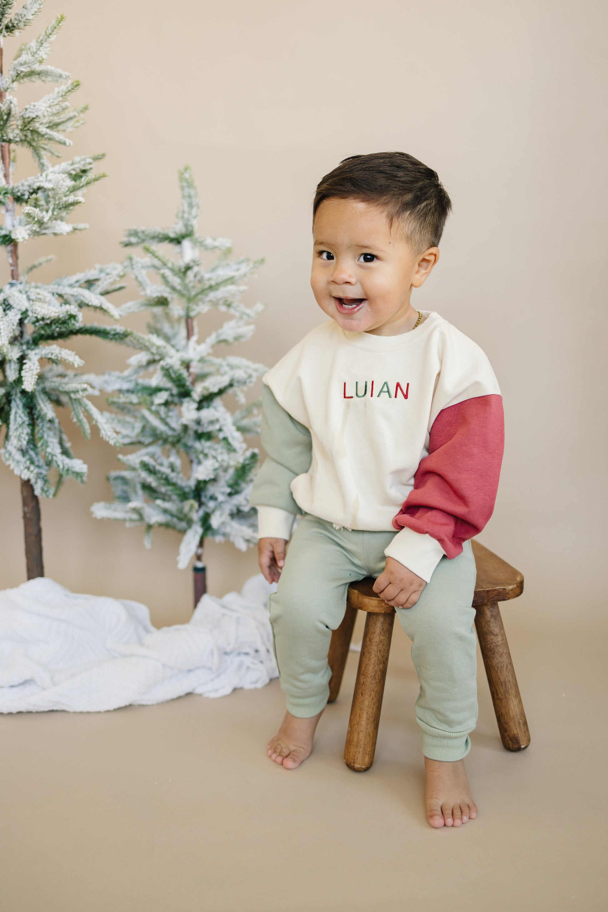 Cotton French Terry Jogger Pants by Little Joy Co., product view 7