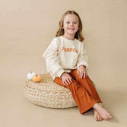 Ribbed Bamboo Flared Leggings - more colors by Little Joy Co., product view 11