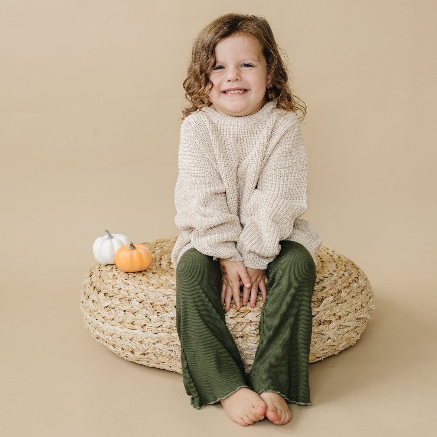 Ribbed Bamboo Flared Leggings - more colors by Little Joy Co., product view 6