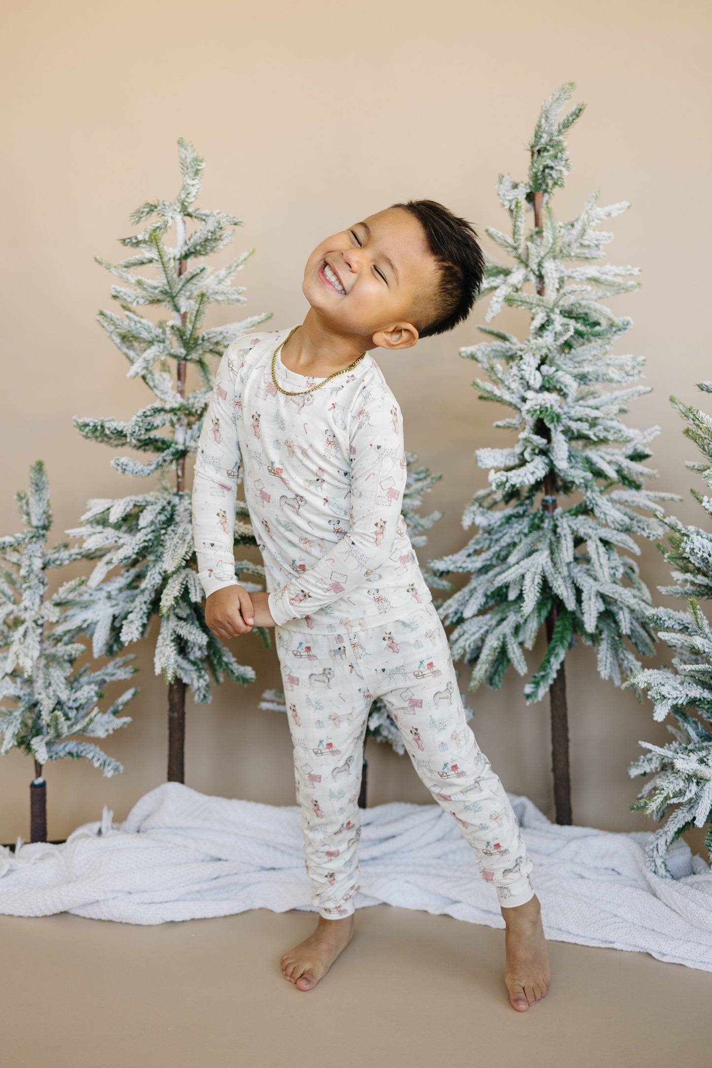 Santa Paws 2pc Bamboo Pajamas by Little Joy Co., product view 12
