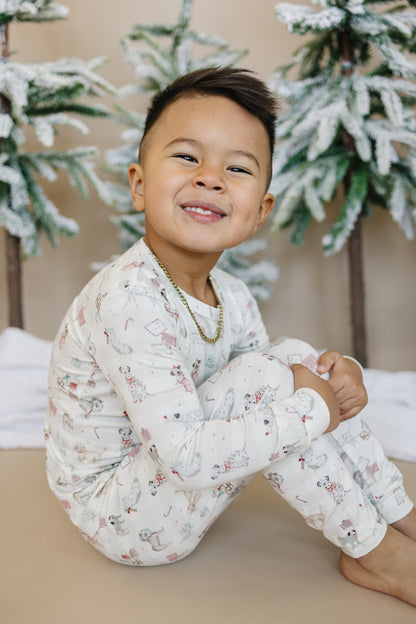 Santa Paws 2pc Bamboo Pajamas by Little Joy Co., product view 14