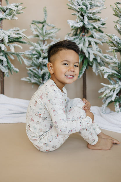 Santa Paws 2pc Bamboo Pajamas by Little Joy Co., product view 9