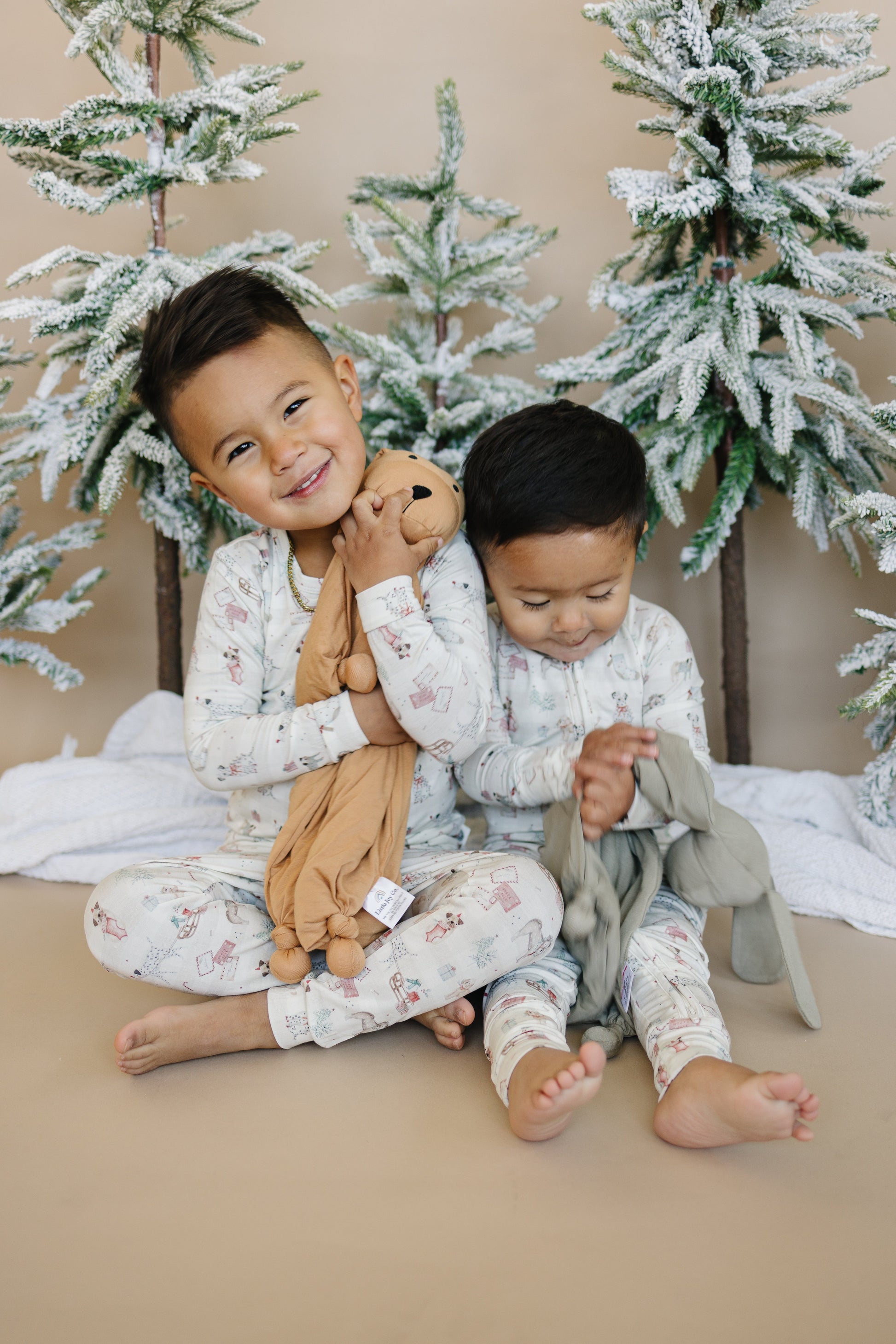 Santa Paws Bamboo Zippy Pajamas by Little Joy Co., product view 3