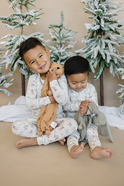 Santa Paws Bamboo Zippy Pajamas by Little Joy Co., product view 3
