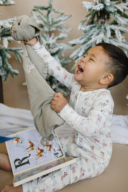 Santa Paws Bamboo Zippy Pajamas by Little Joy Co., product view 13
