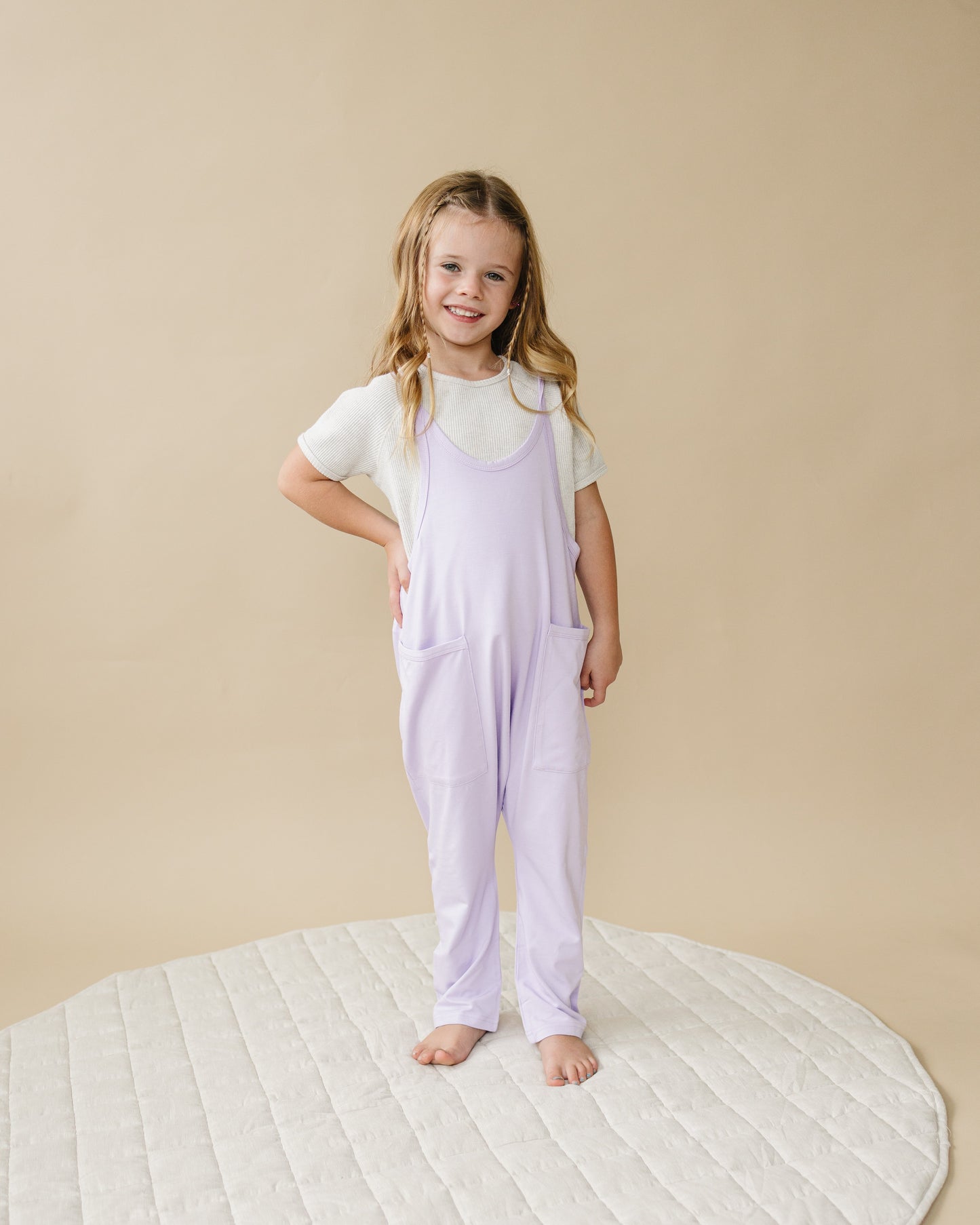 Bamboo Tank Romper - more colors by Little Joy Co., product view 17