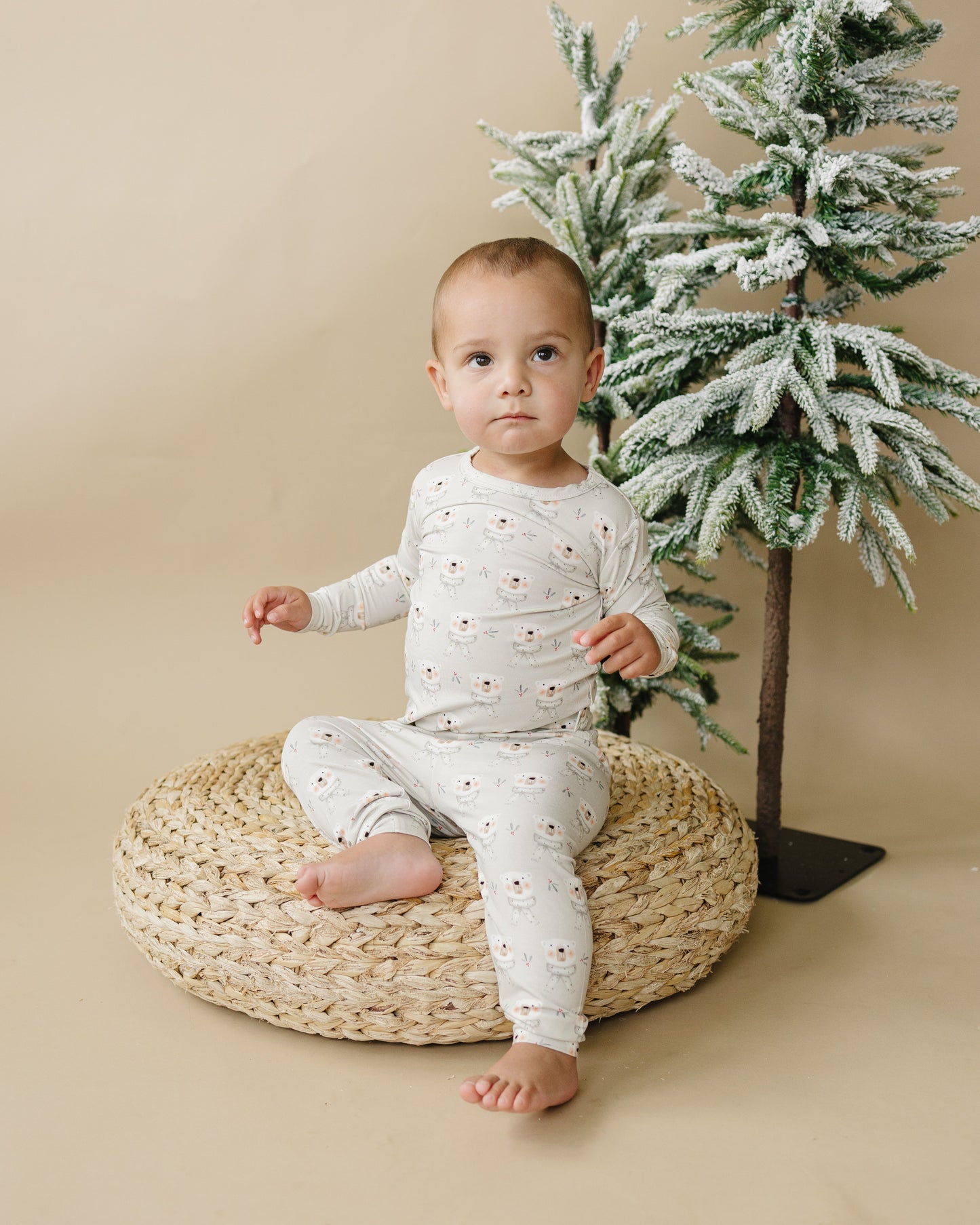 Polar Bear 2pc Bamboo Pajamas by Little Joy Co., product view 10