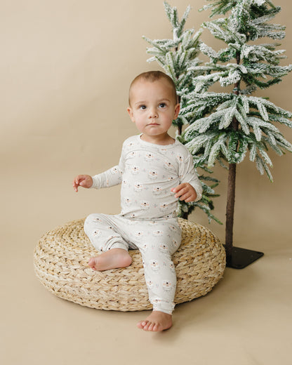Polar Bear 2pc Bamboo Pajamas by Little Joy Co., product view 10