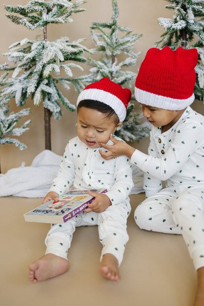 Tiny Trees Ribbed Bamboo 2pc Henley Pajamas by Little Joy Co., product view 13