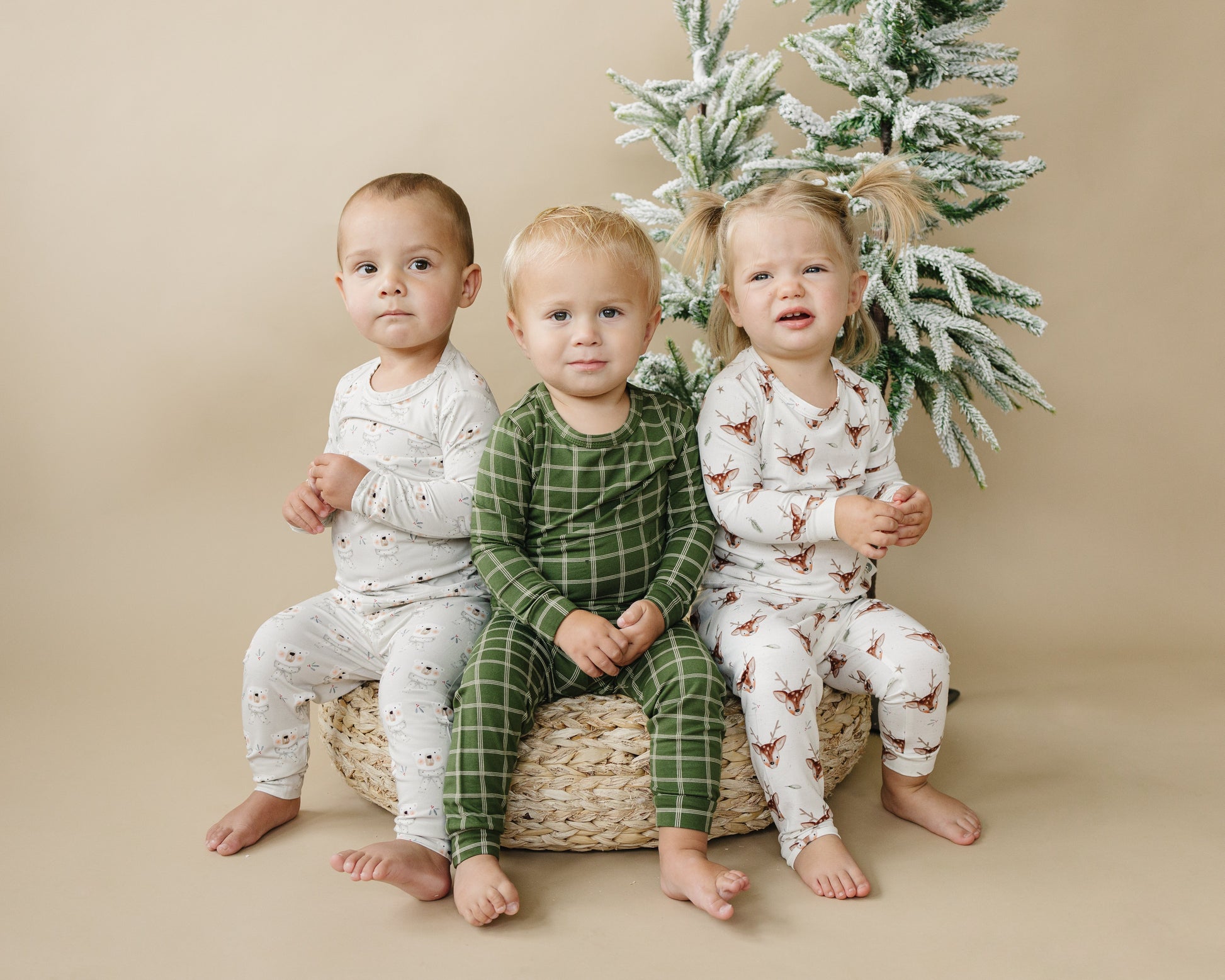 Reindeer Games 2pc Bamboo Pajamas by Little Joy Co., product view 3