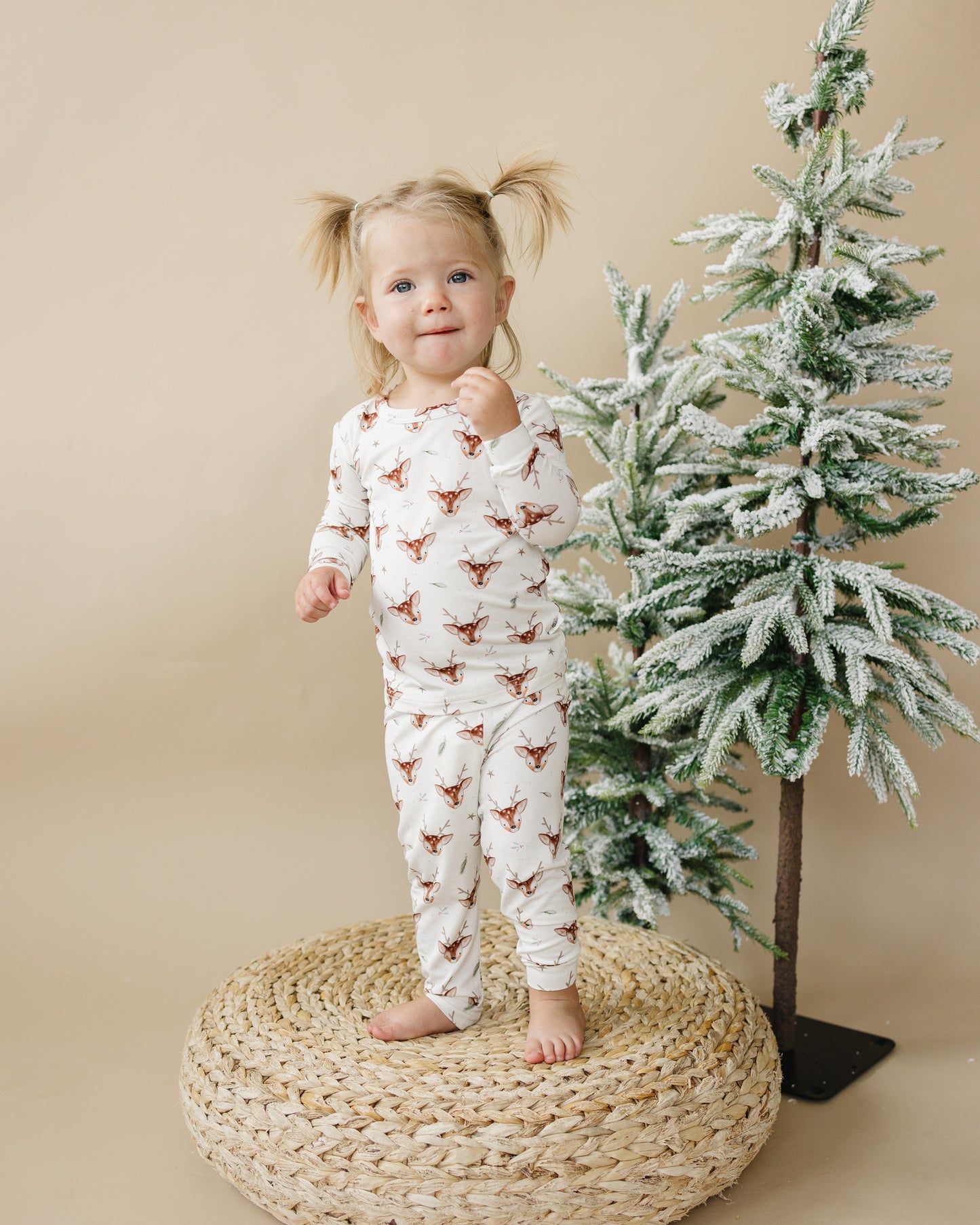 Reindeer Games 2pc Bamboo Pajamas by Little Joy Co., product view 4