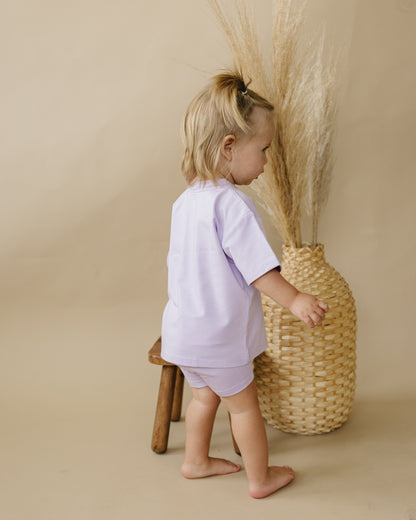 Bamboo Tee & Bike Shorts - sold as separates by Little Joy Co., product view 16