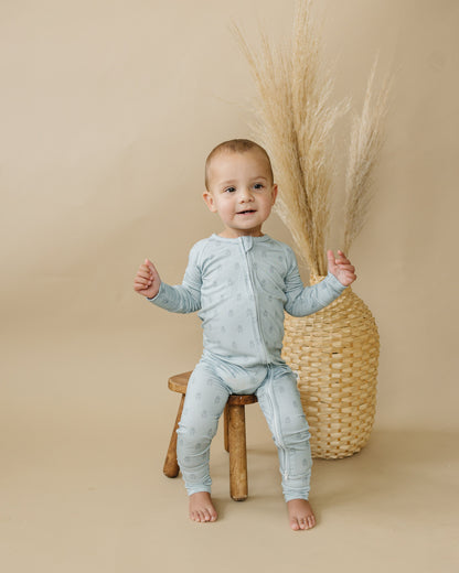 Fly Me to the Moon Bamboo Zippy Pajamas by Little Joy Co., product view 8