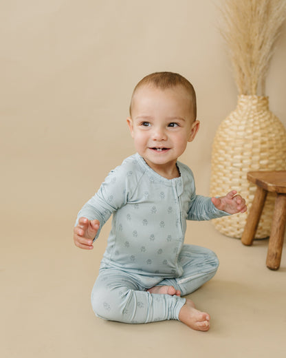 Fly Me to the Moon Bamboo Zippy Pajamas by Little Joy Co., product view 4