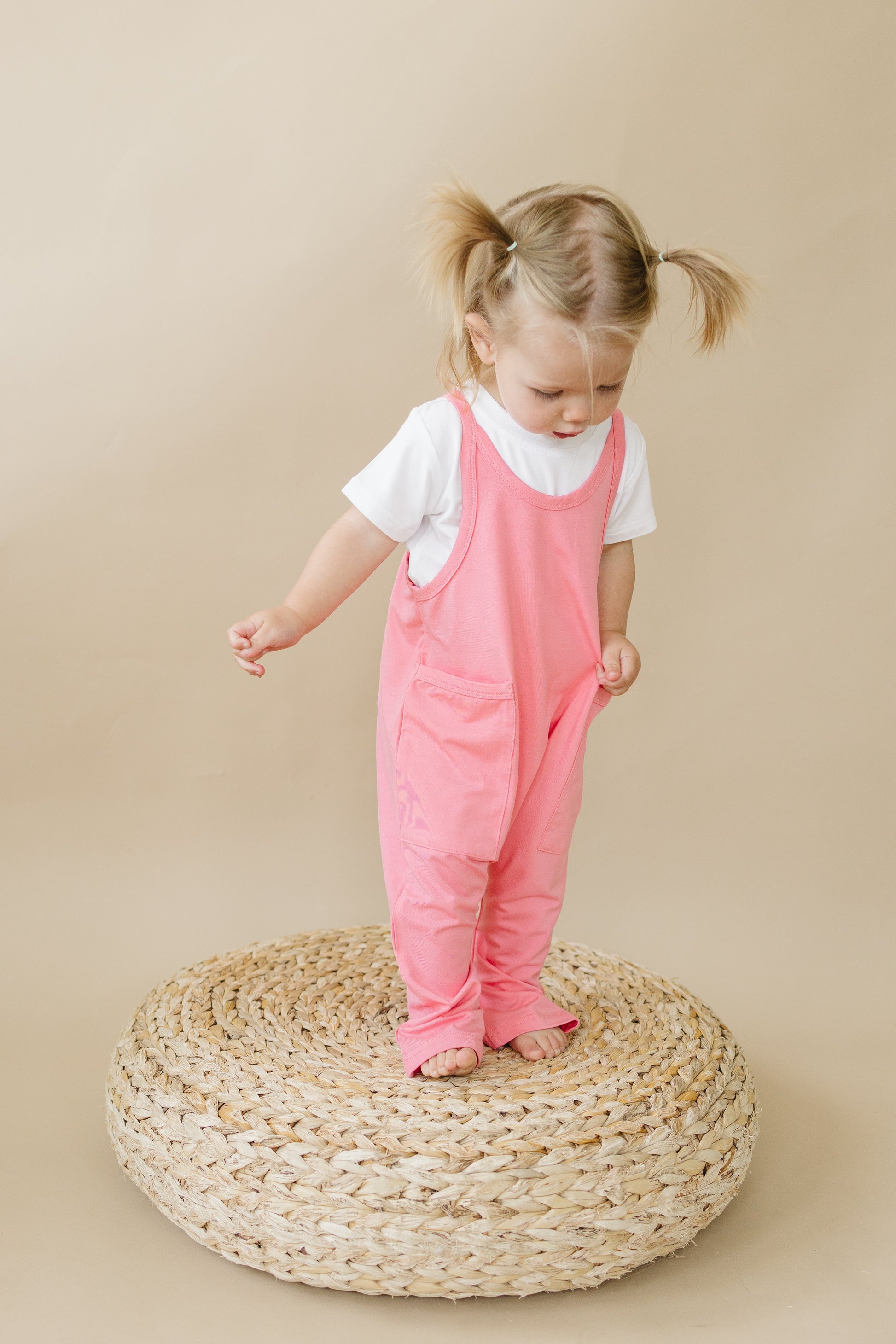 Bamboo Tank Romper - more colors by Little Joy Co., product view 19