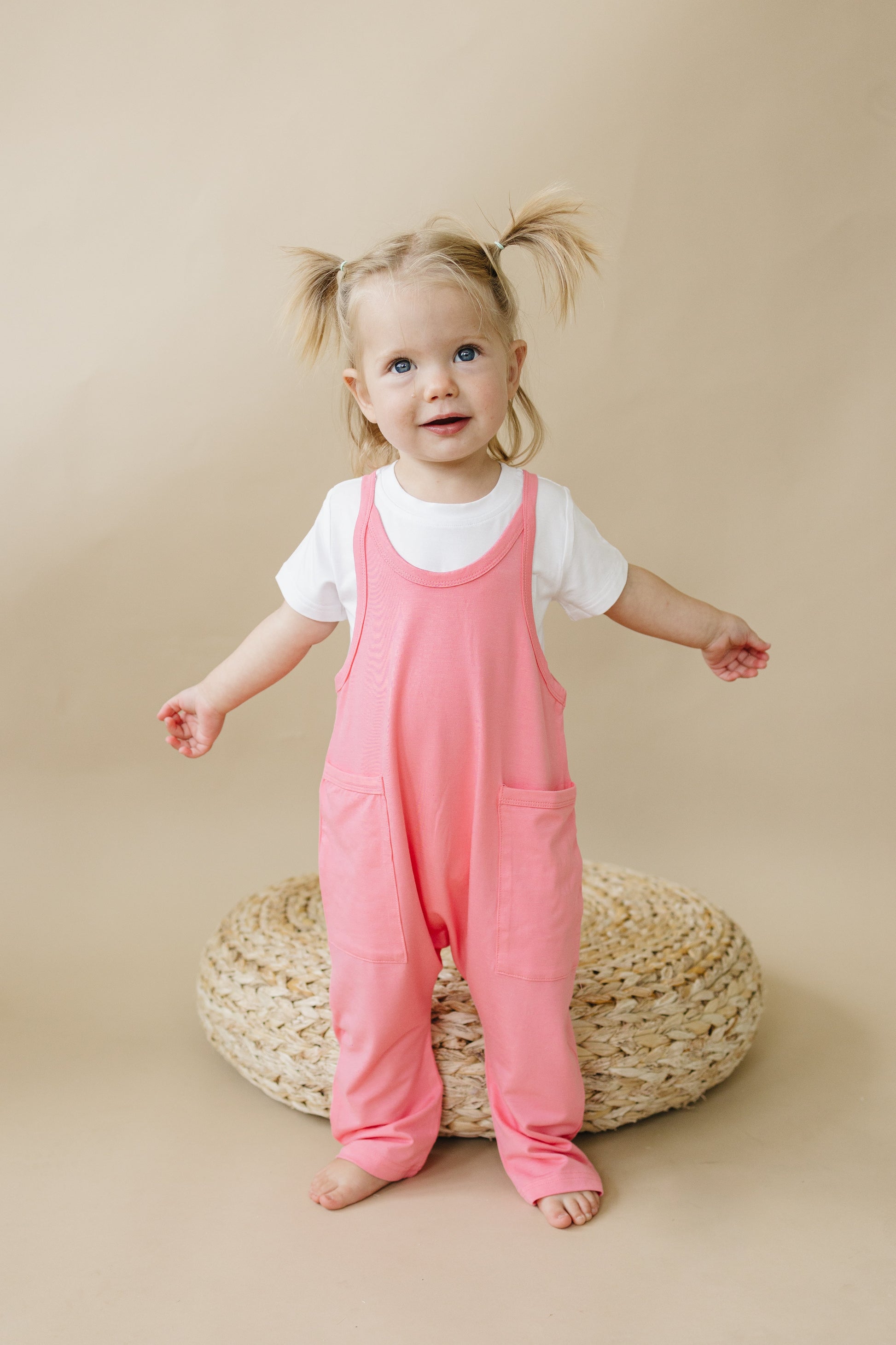 Bamboo Tank Romper - more colors by Little Joy Co., product view 10