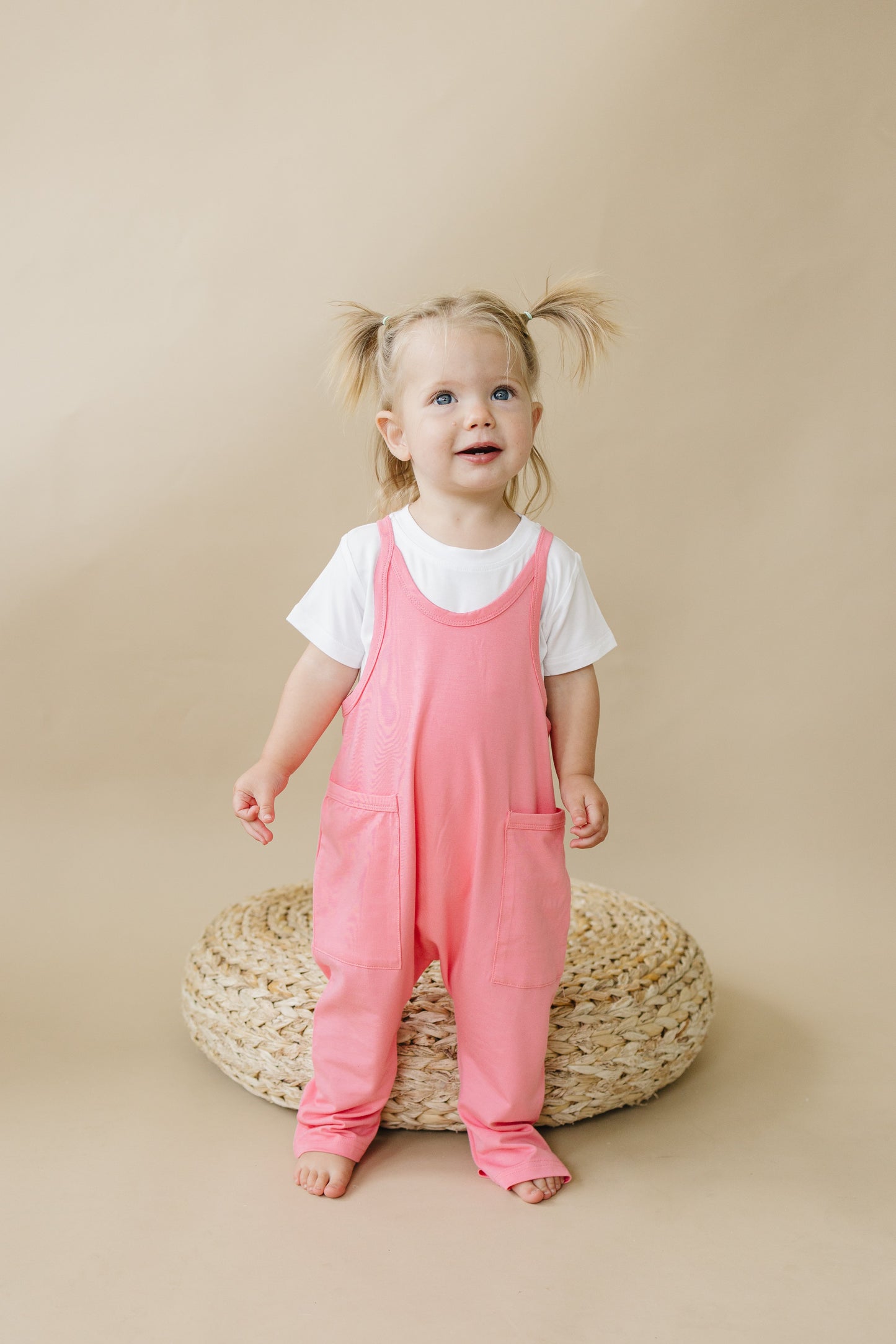 Bamboo Tank Romper - more colors by Little Joy Co., product view 16