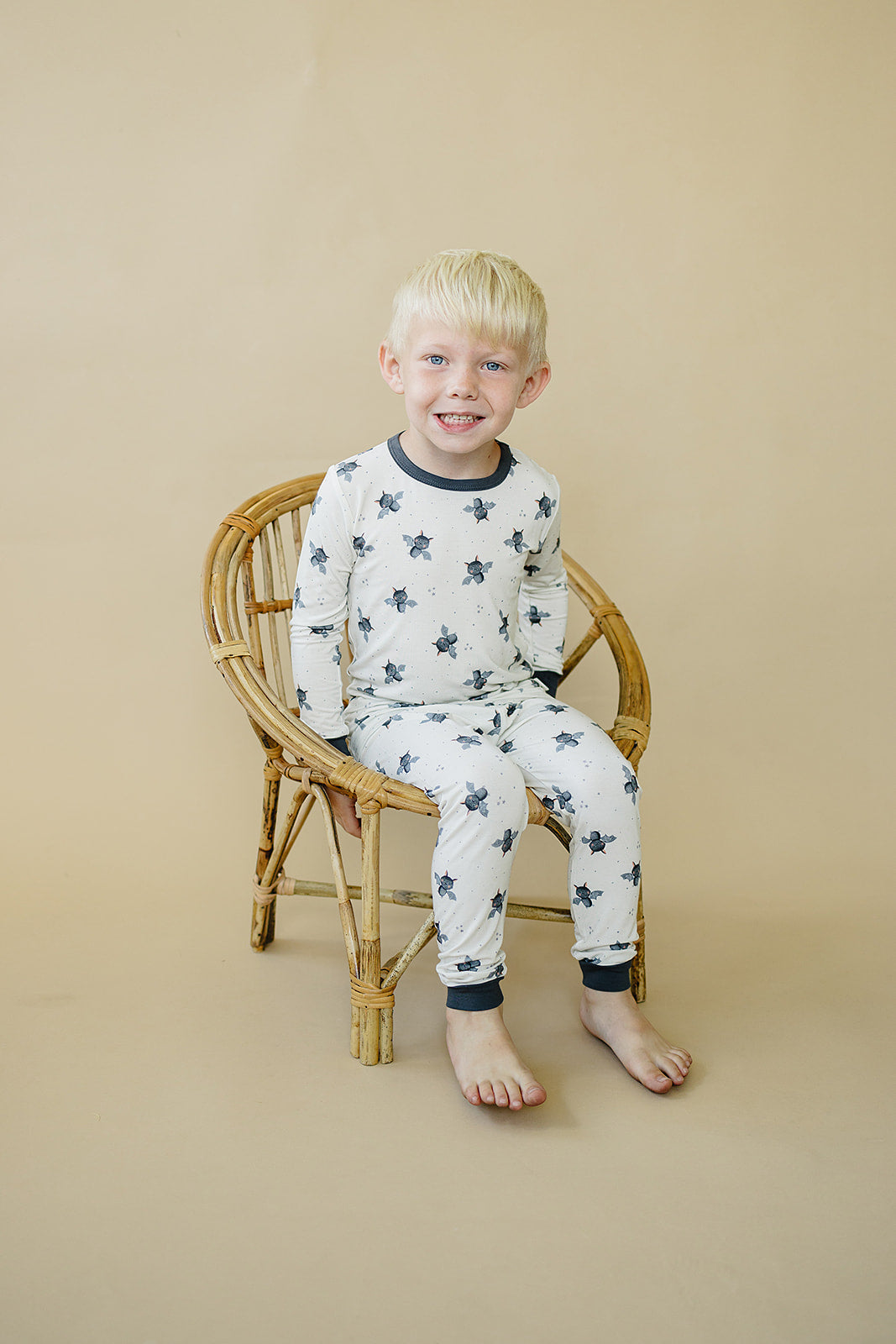 Batty for Bedtime 2pc Bamboo Pajamas by Little Joy Co., product view 3