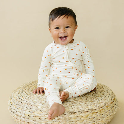 Little Pumpkin Bamboo Zippy Romper by Little Joy Co., product view 3