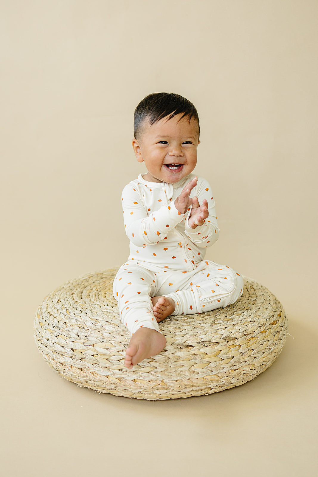 Little Pumpkin Bamboo Zippy Romper by Little Joy Co., product view 9