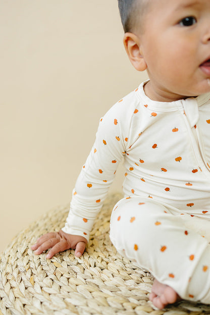 Little Pumpkin Bamboo Zippy Romper by Little Joy Co., product view 5