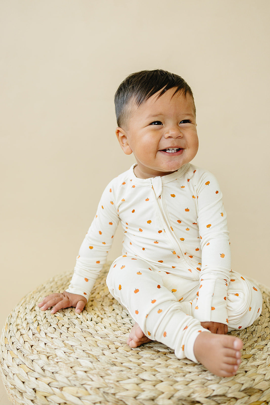 Little Pumpkin Bamboo Zippy Romper by Little Joy Co., product view 11