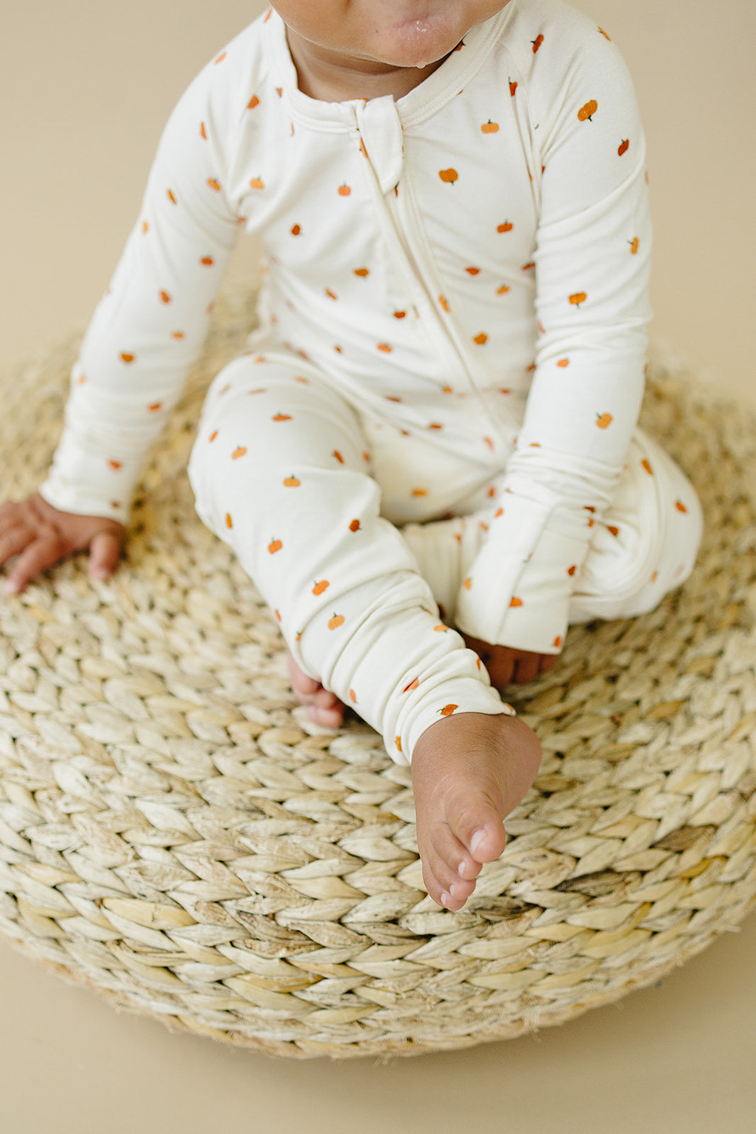 Little Pumpkin Bamboo Zippy Romper by Little Joy Co., product view 7