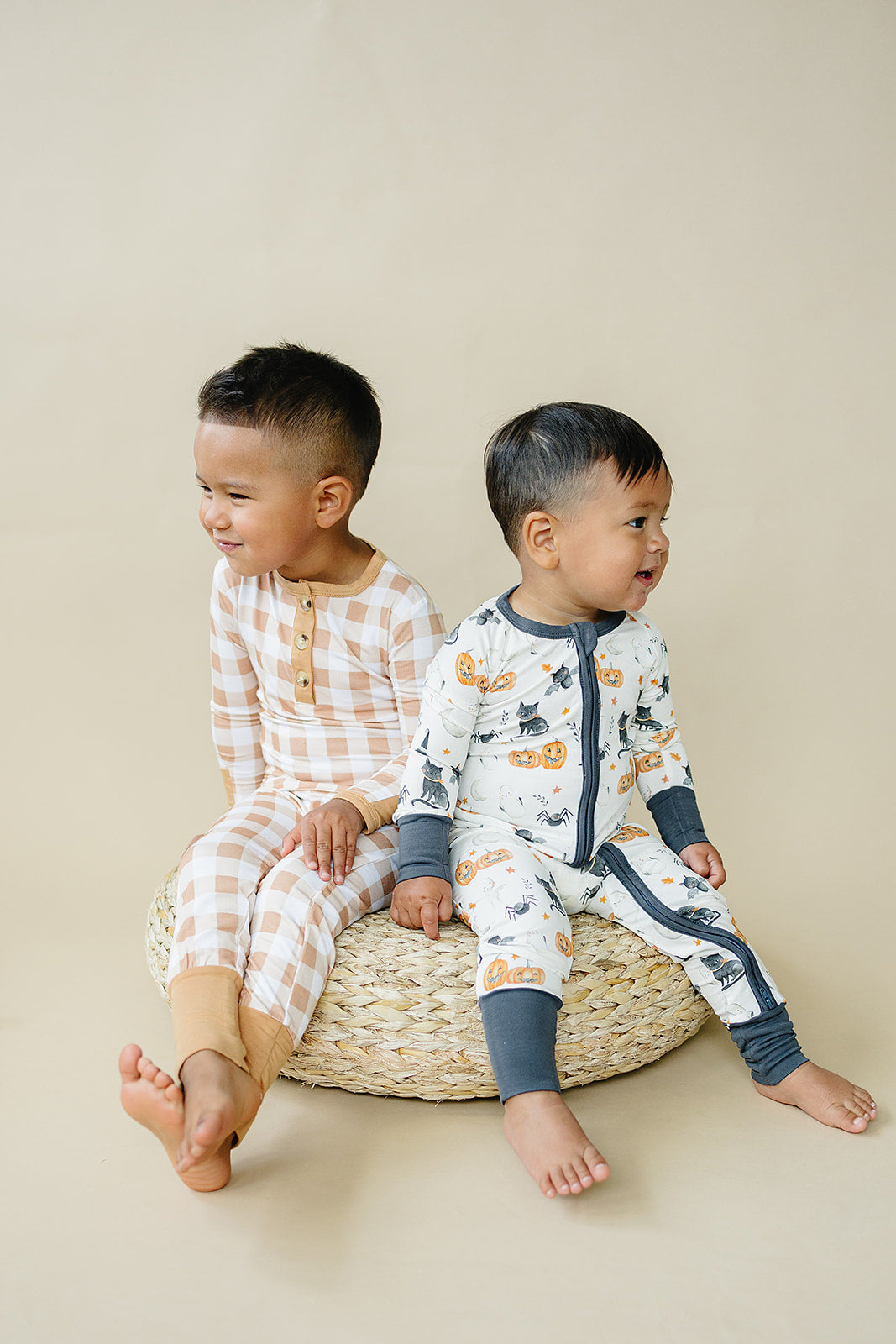 Boo Crew Bamboo Zippy Romper by Little Joy Co., product view 5