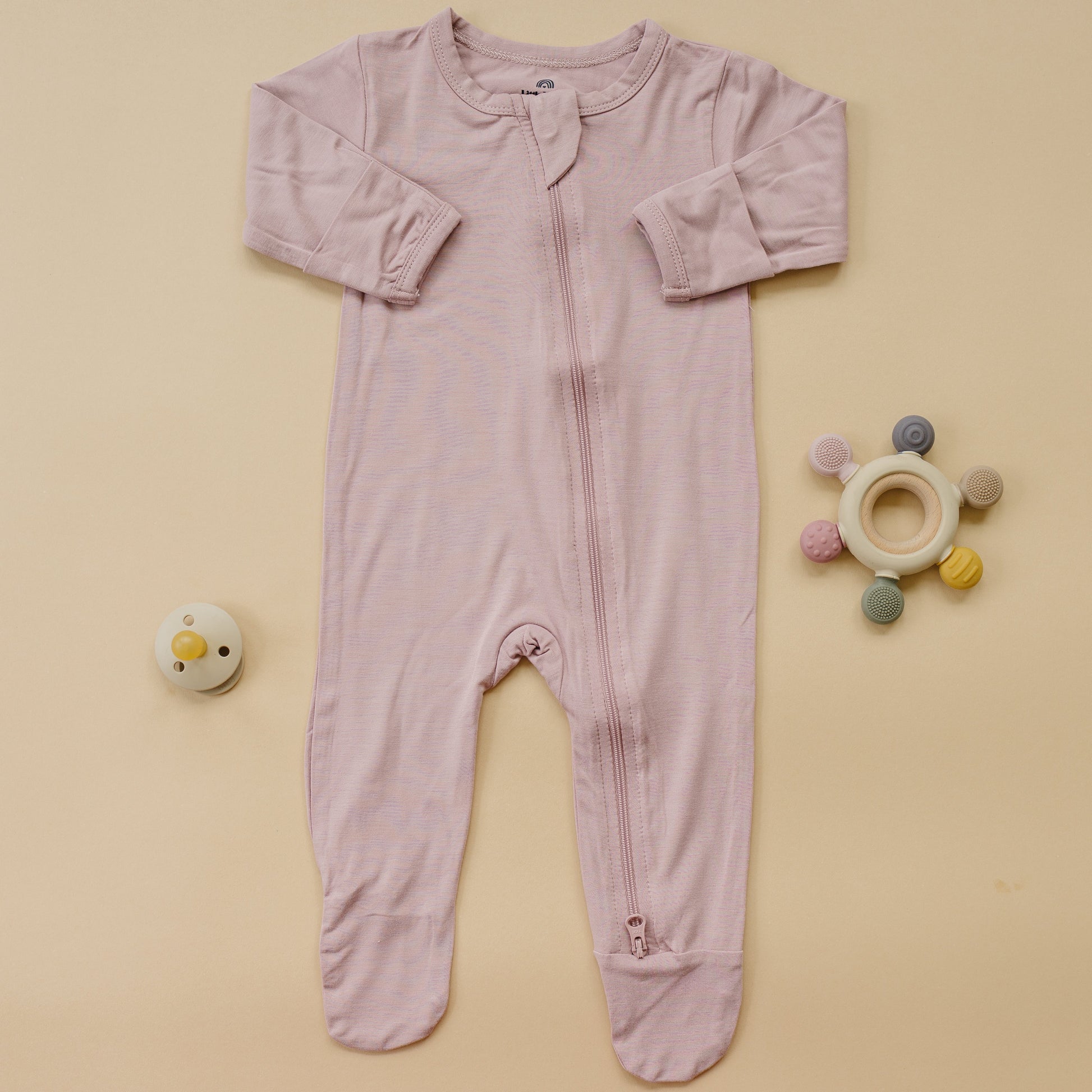 Bamboo Footed Bamboo Zippy Pajamas by Little Joy Co., product view 7