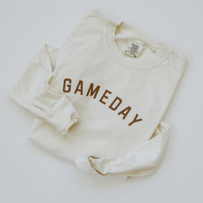 Adult 'Gameday' Comfort Colors Crewneck Sweatshirt - more colors by Little Joy Co., product view 2