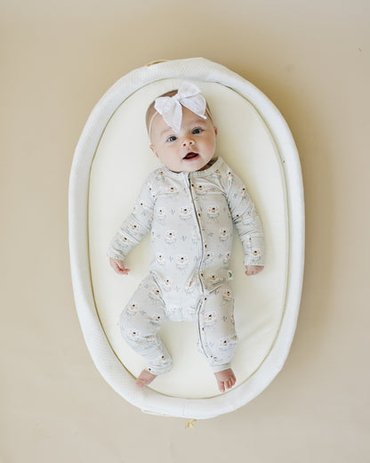 Polar Bear Zippy Romper by Little Joy Co., product view 4