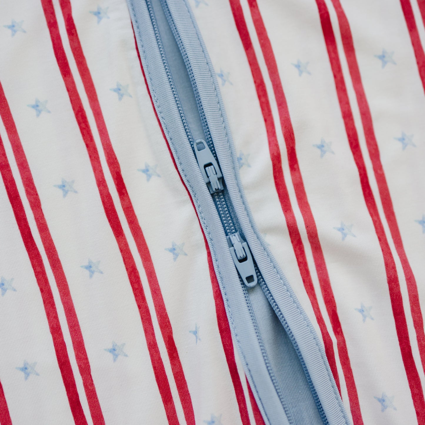 Stars & Stripes Bamboo Shorty Pajamas by Little Joy Co., product view 10
