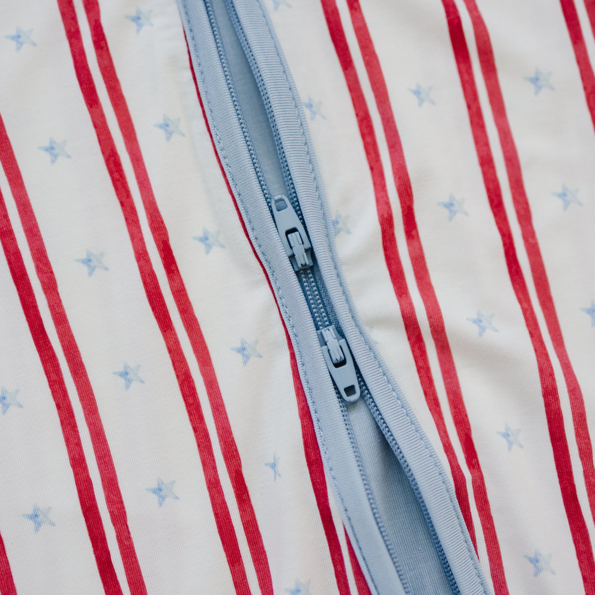Stars & Stripes Bamboo Shorty Pajamas by Little Joy Co., product view 10