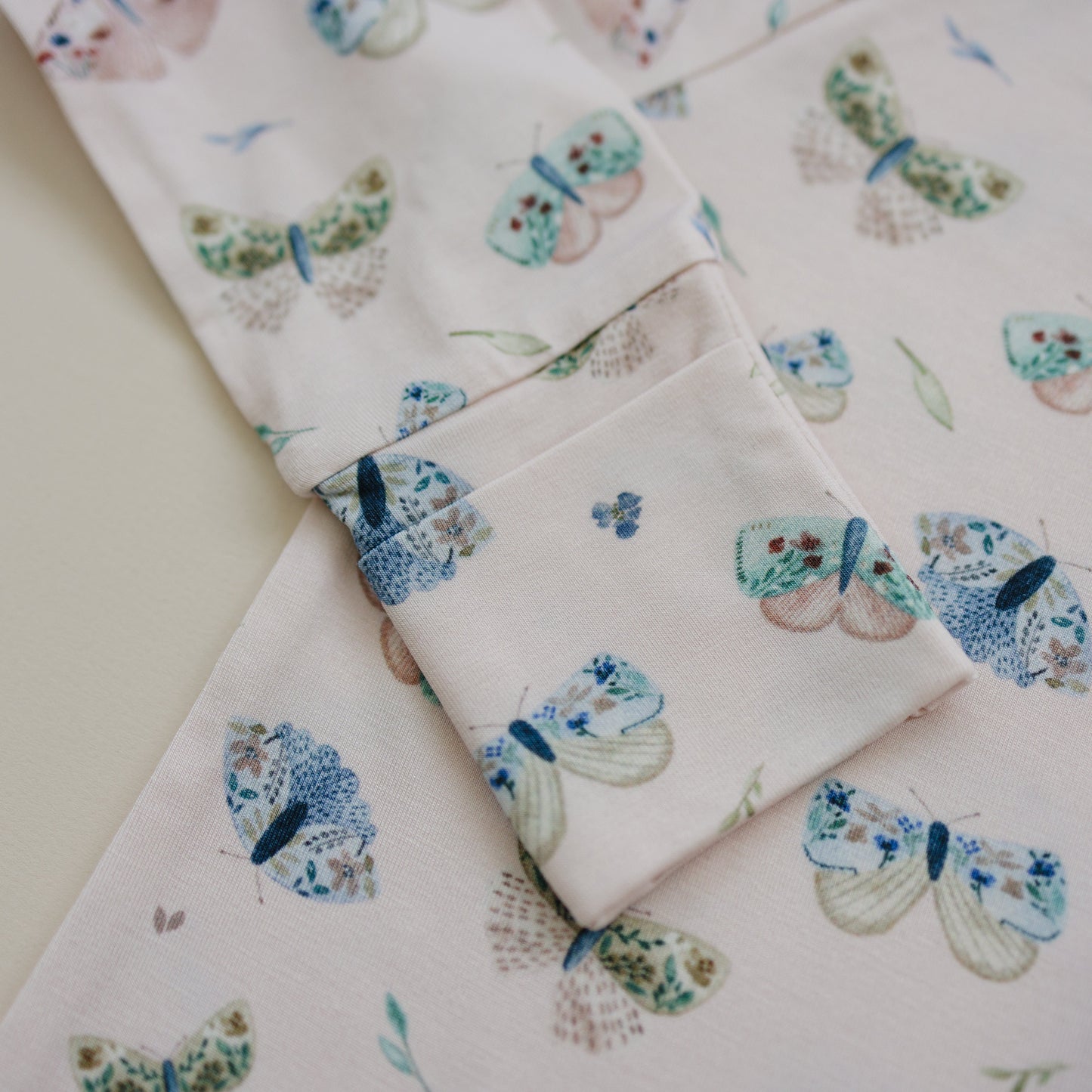 Luna Moths Bamboo Zippy Pajamas by Little Joy Co., product view 11