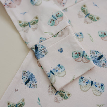 Luna Moths Bamboo Zippy Pajamas by Little Joy Co., product view 11