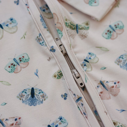 Luna Moths Bamboo Zippy Pajamas by Little Joy Co., product view 13